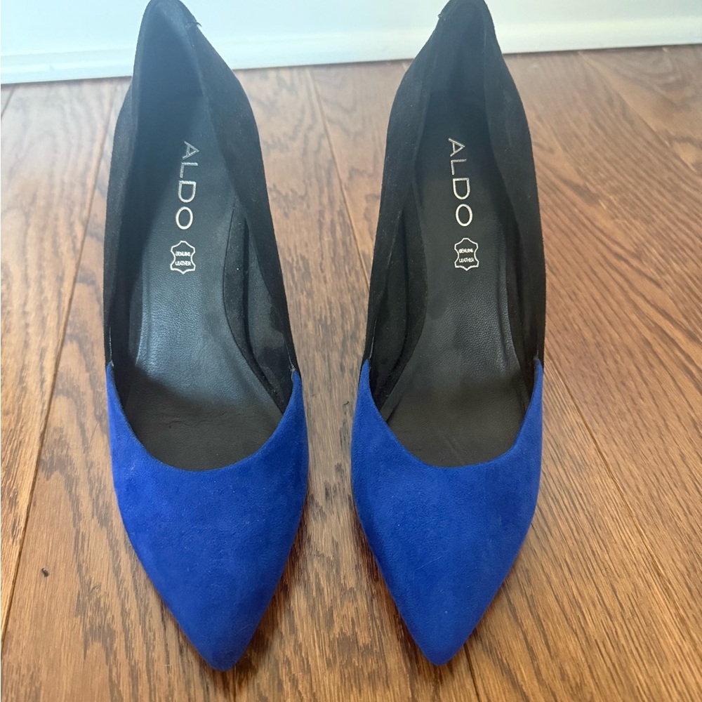 ALDO Women's Blue/Black Heels